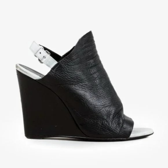 Balenciaga Veau Papier Wedge Sandal - Picture 1 of 10